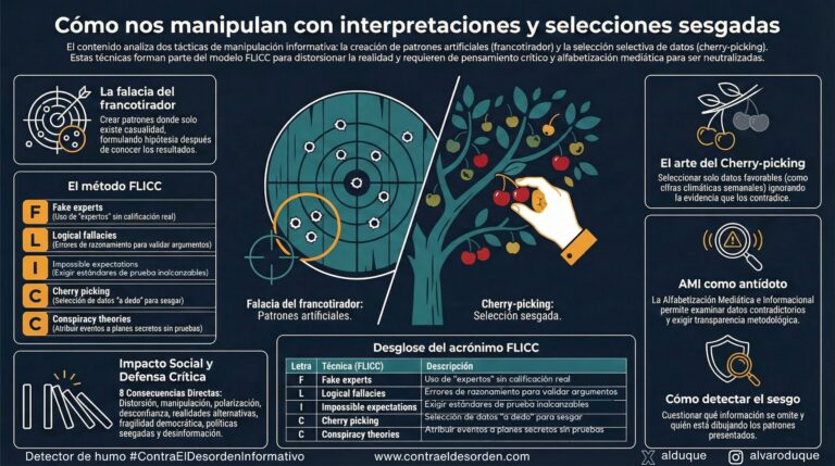 Cómo nos manipulan con interpretaciones sesgadas