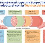 Cómo se construye una sospecha de fraude electoral con la técnica del salami