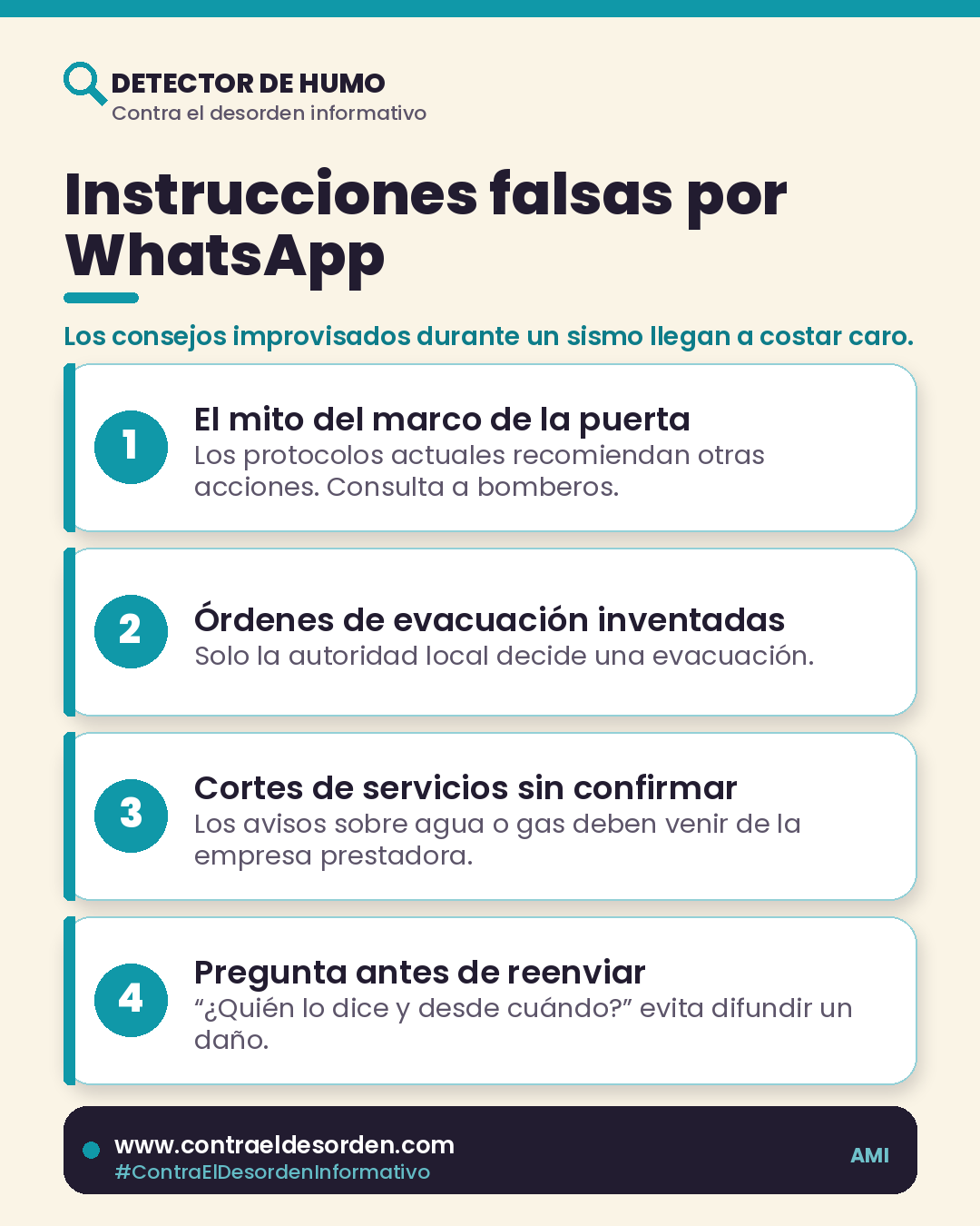 Infografía CDI 098: Instrucciones falsas por WhatsApp